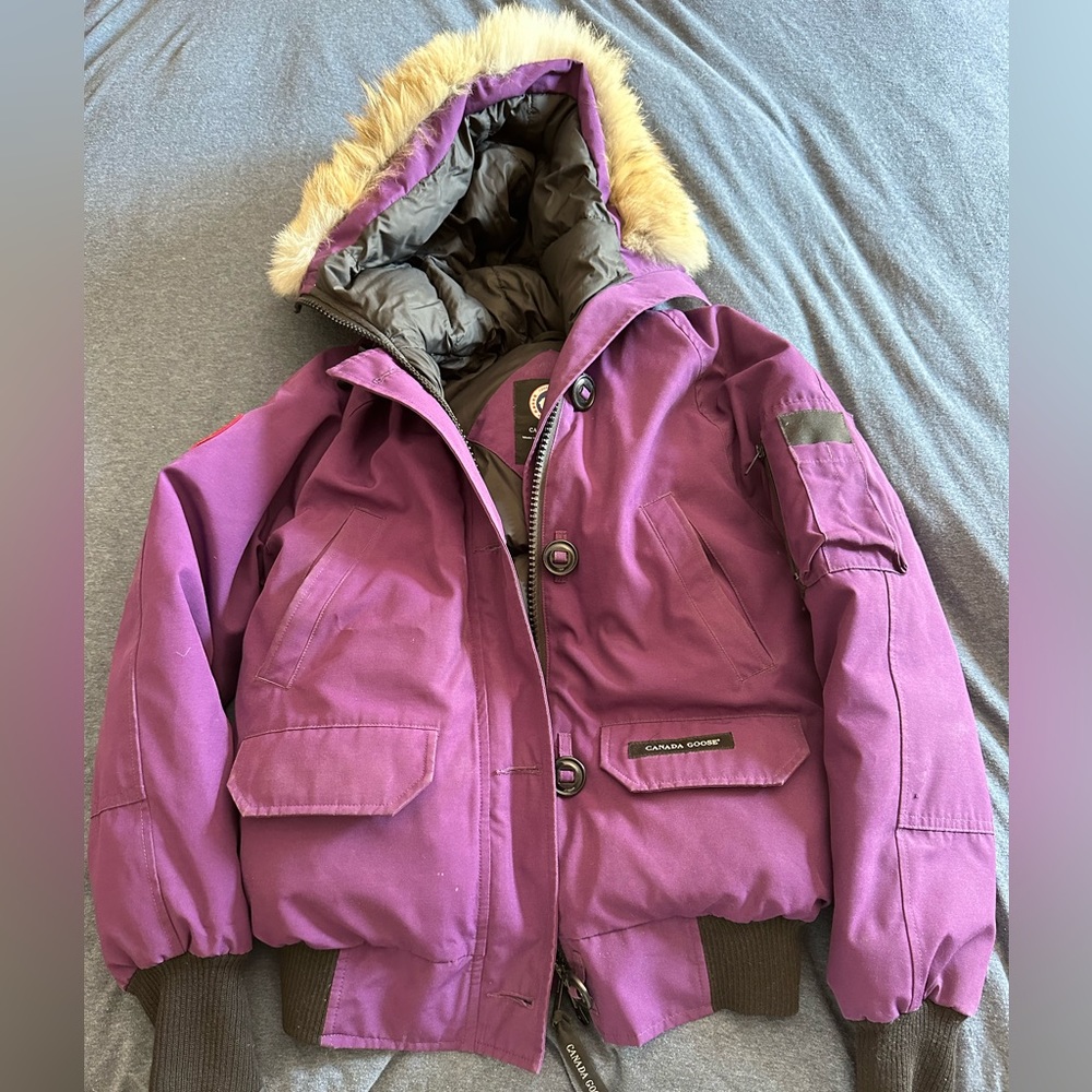 Canada Goose Bomber - Purple Size Small